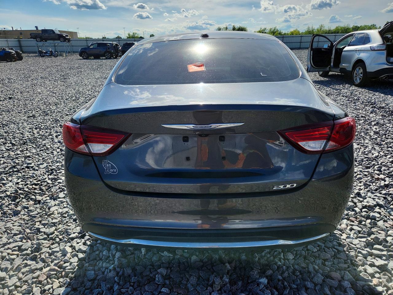 2015 Chrysler 200 Limited Gray vin: 1C3CCCAB8FN631066
