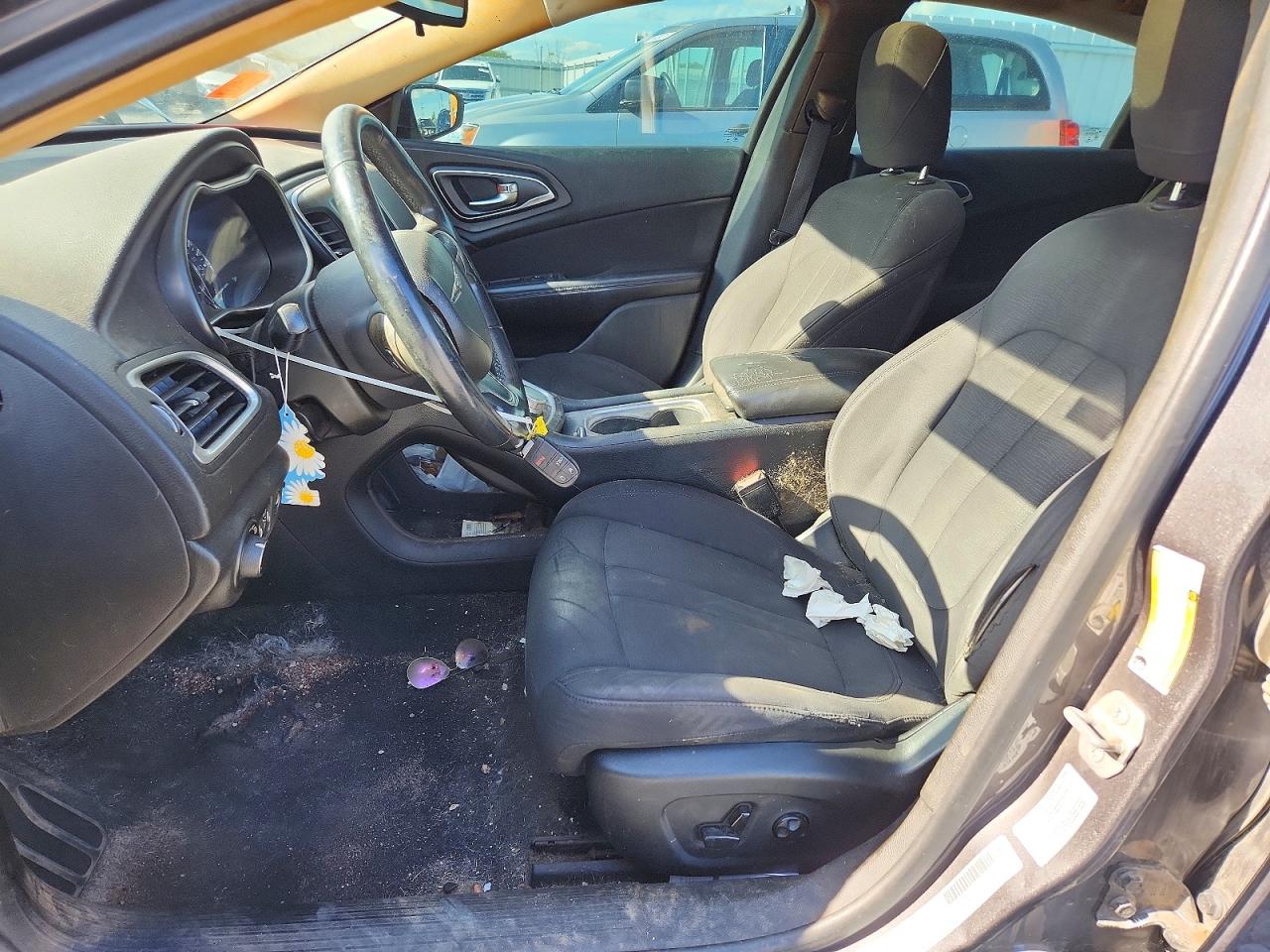 2015 Chrysler 200 Limited Gray vin: 1C3CCCAB8FN631066