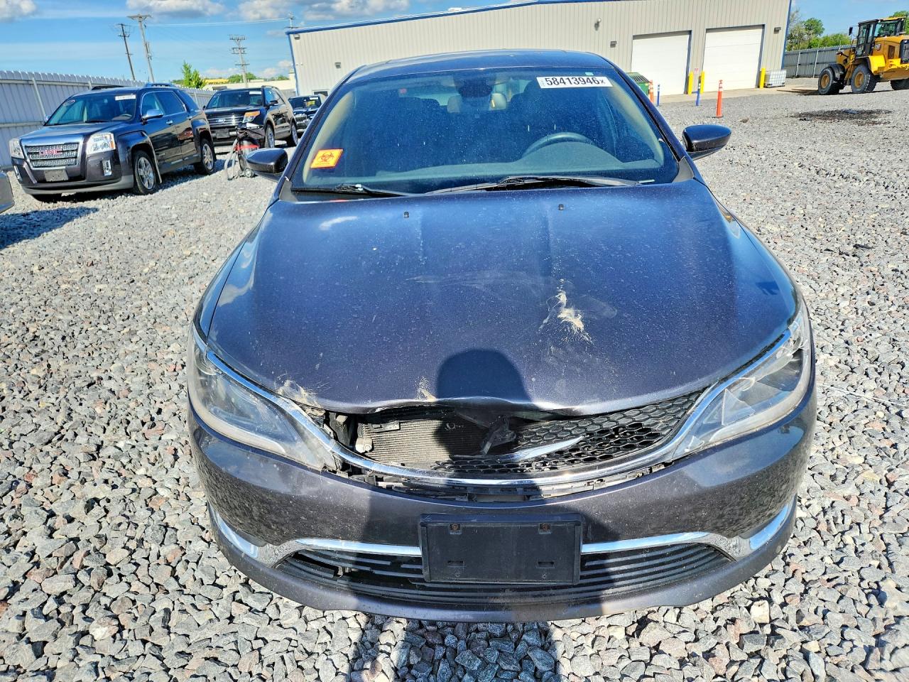 2015 Chrysler 200 Limited Gray vin: 1C3CCCAB8FN631066