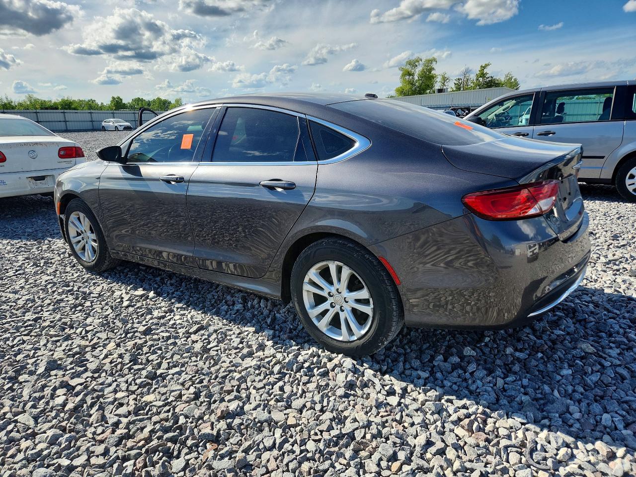 2015 Chrysler 200 Limited Gray vin: 1C3CCCAB8FN631066