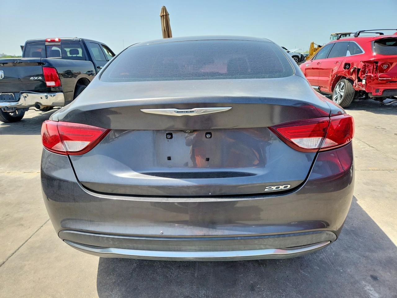 2015 Chrysler 200 Limited Серый vin: 1C3CCCAB8FN639118