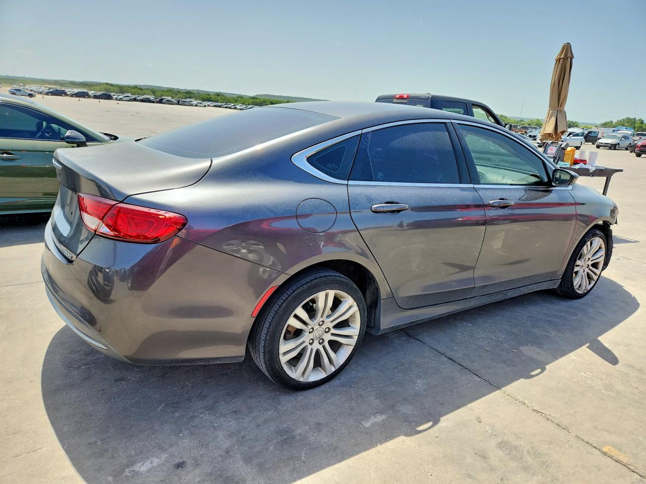 2015 Chrysler 200 Limited Серый vin: 1C3CCCAB8FN639118