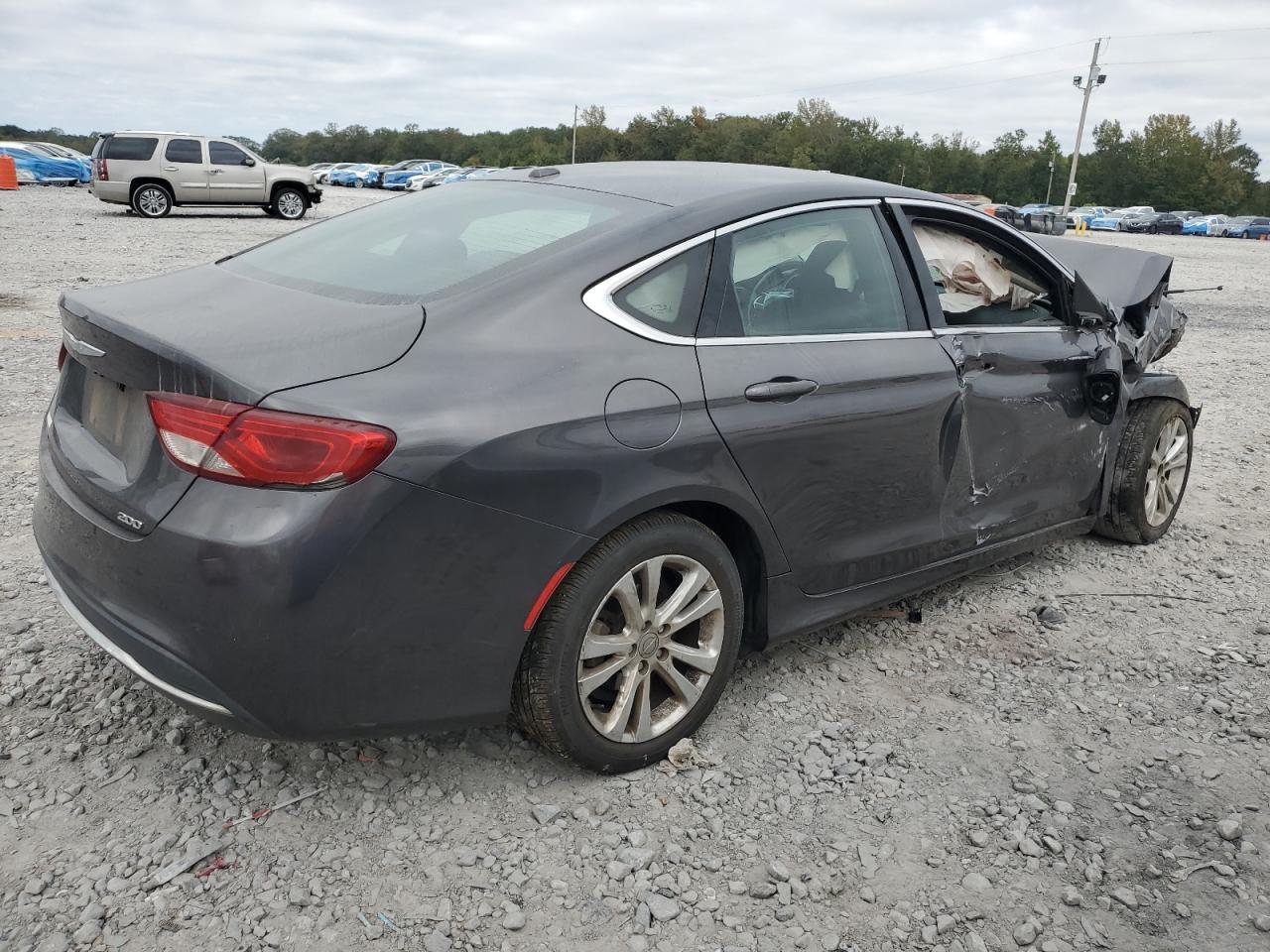2015 Chrysler 200 Limited Gray vin: 1C3CCCAB8FN640012