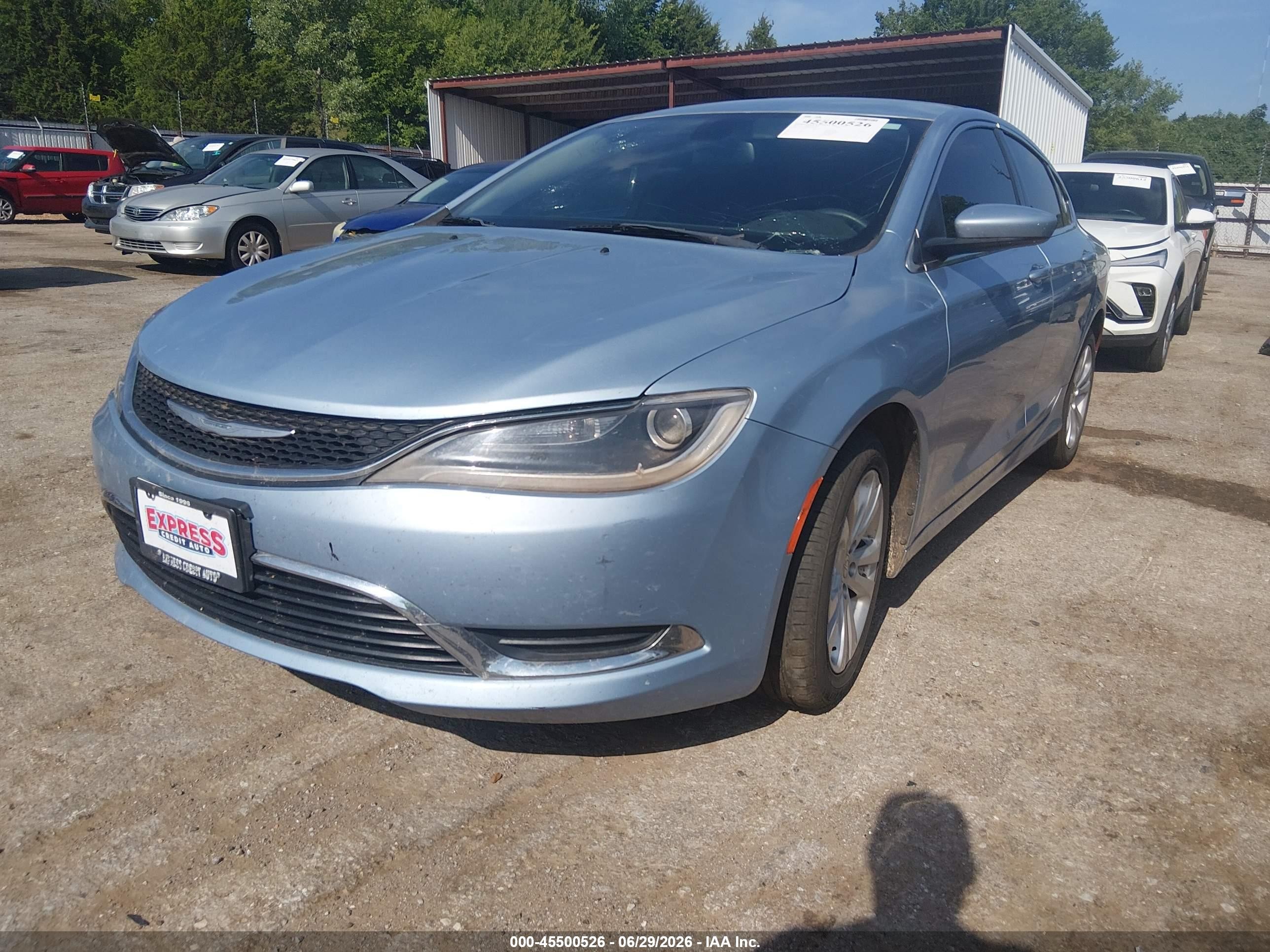 2015 Chrysler 200 Limited Light Blue vin: 1C3CCCAB8FN641127