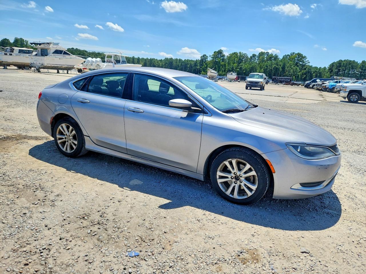 2015 Chrysler 200 Limited Silver vin: 1C3CCCAB8FN654573
