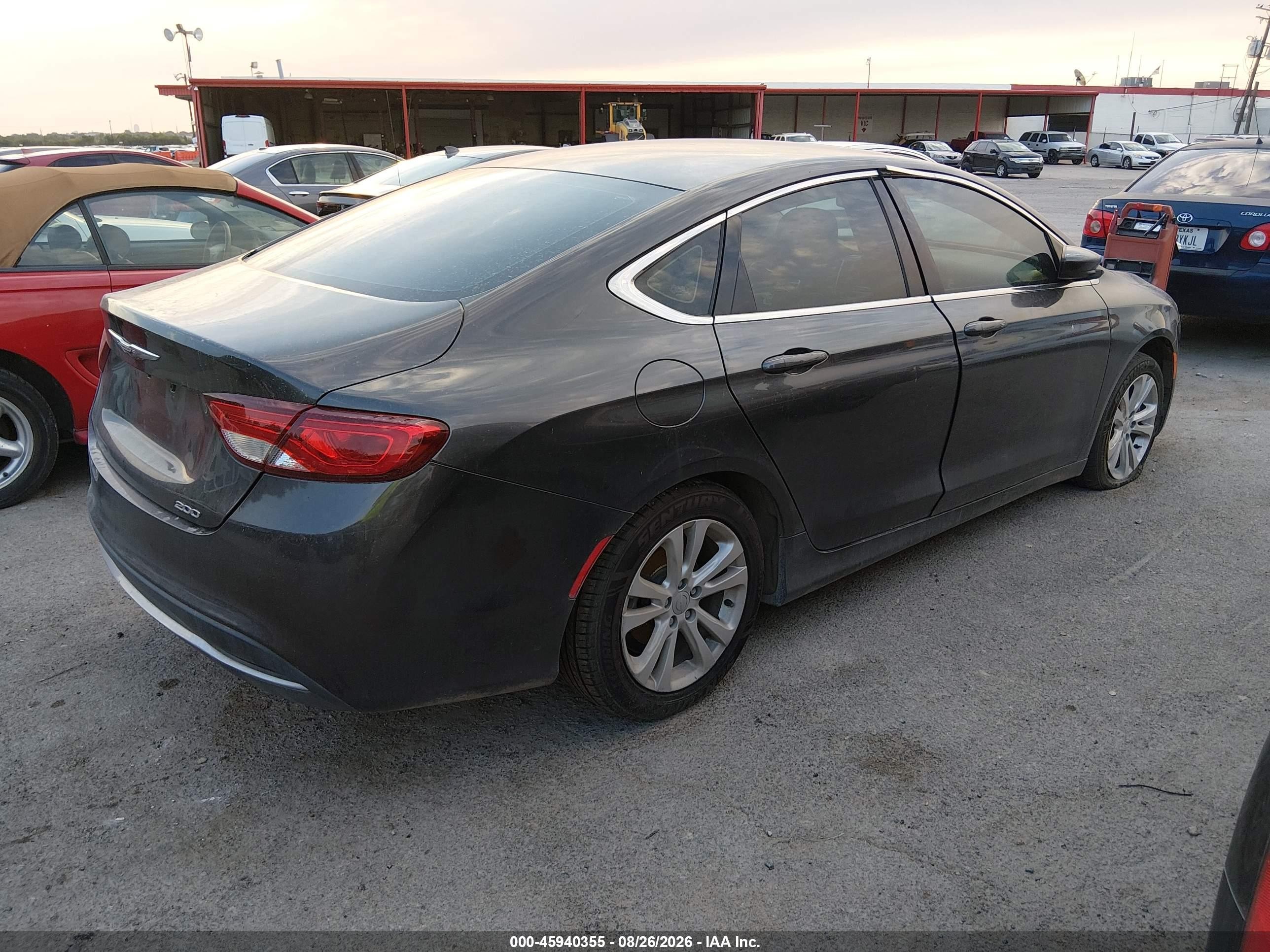 2015 Chrysler 200 Limited Purple vin: 1C3CCCAB8FN661880