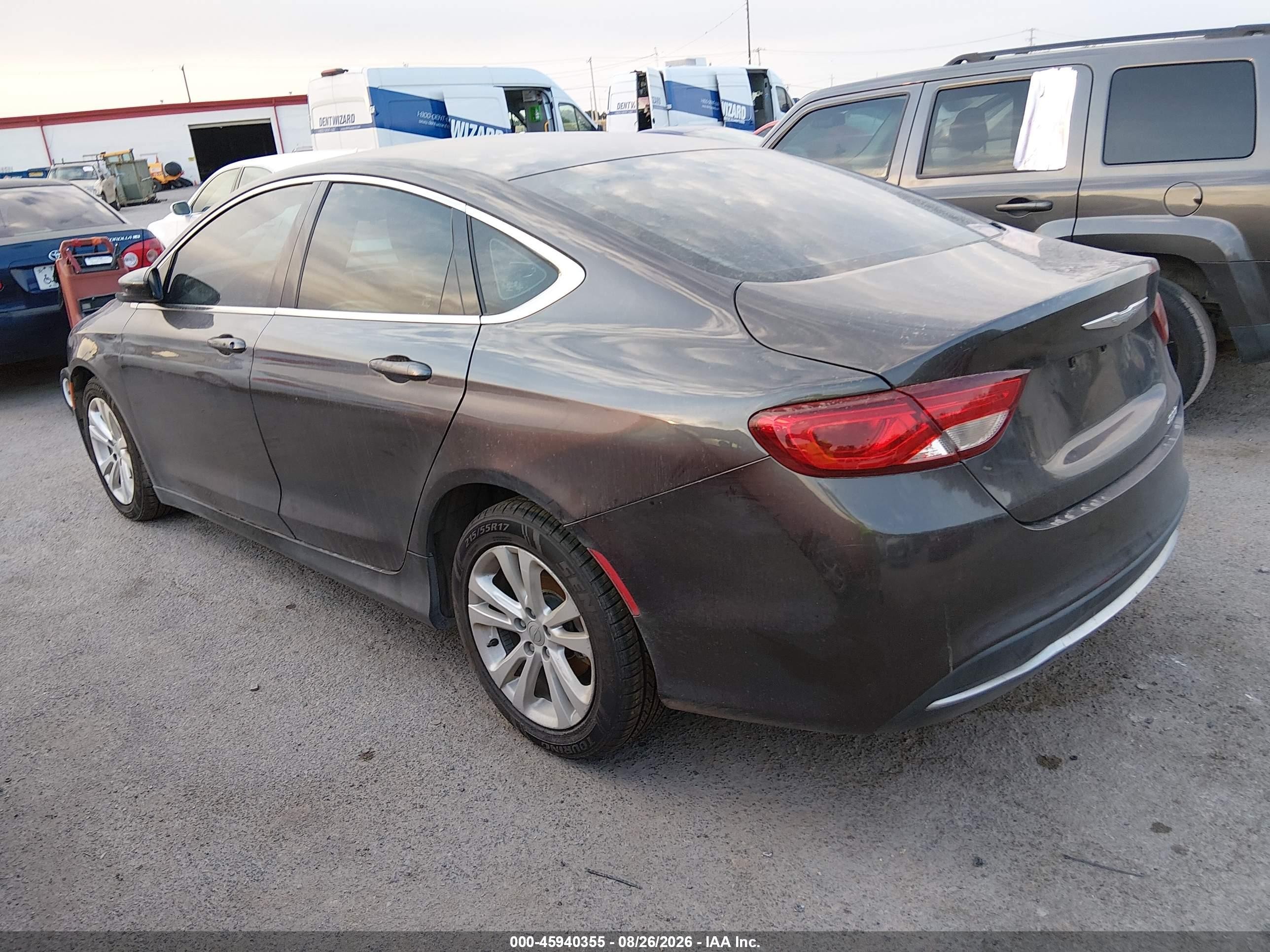 2015 Chrysler 200 Limited Purple vin: 1C3CCCAB8FN661880