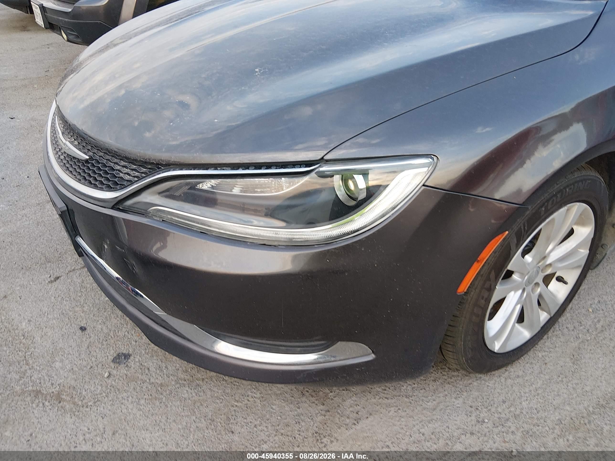 2015 Chrysler 200 Limited Purple vin: 1C3CCCAB8FN661880