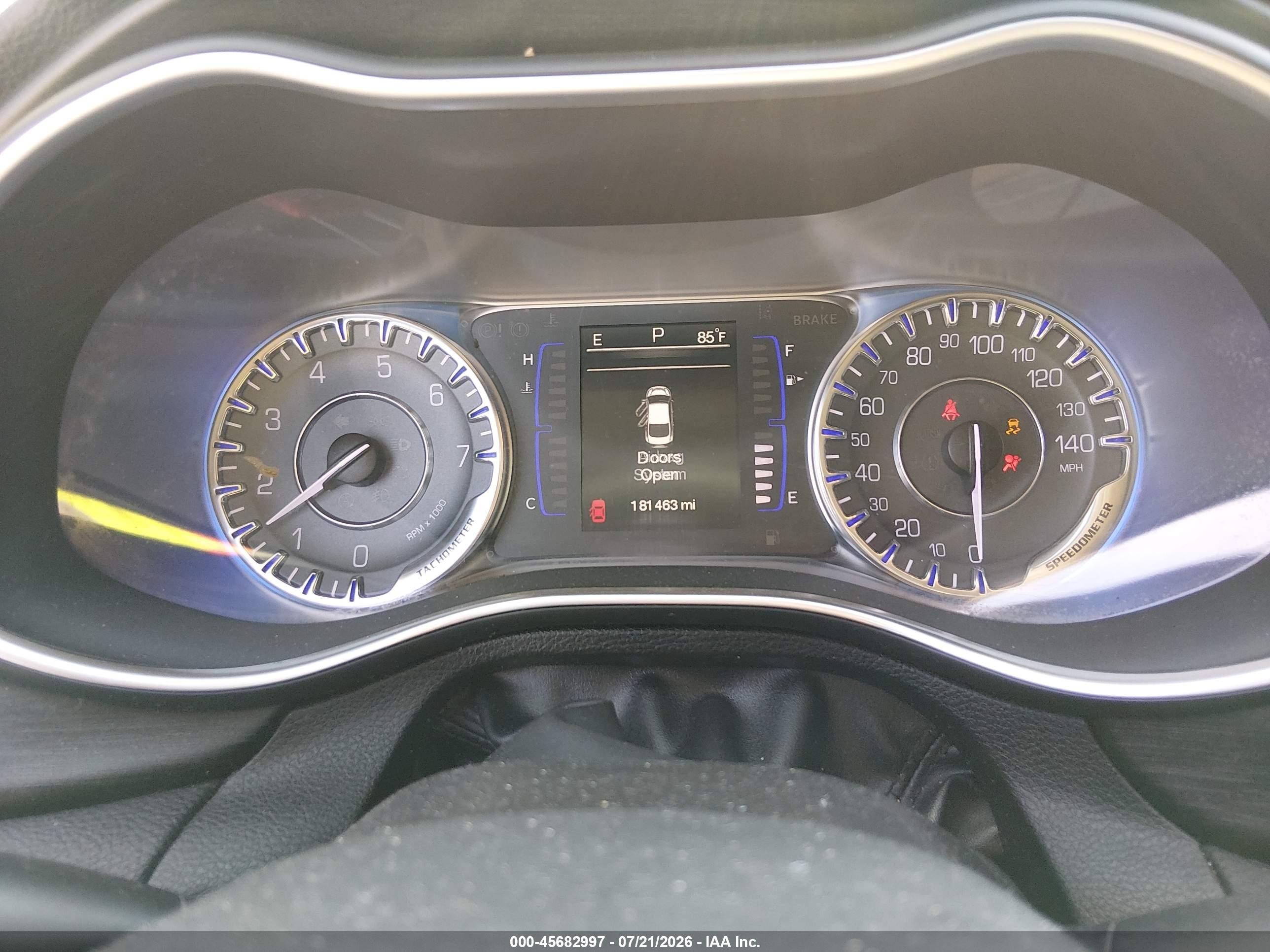 2015 Chrysler 200 Limited Gray vin: 1C3CCCAB8FN666917