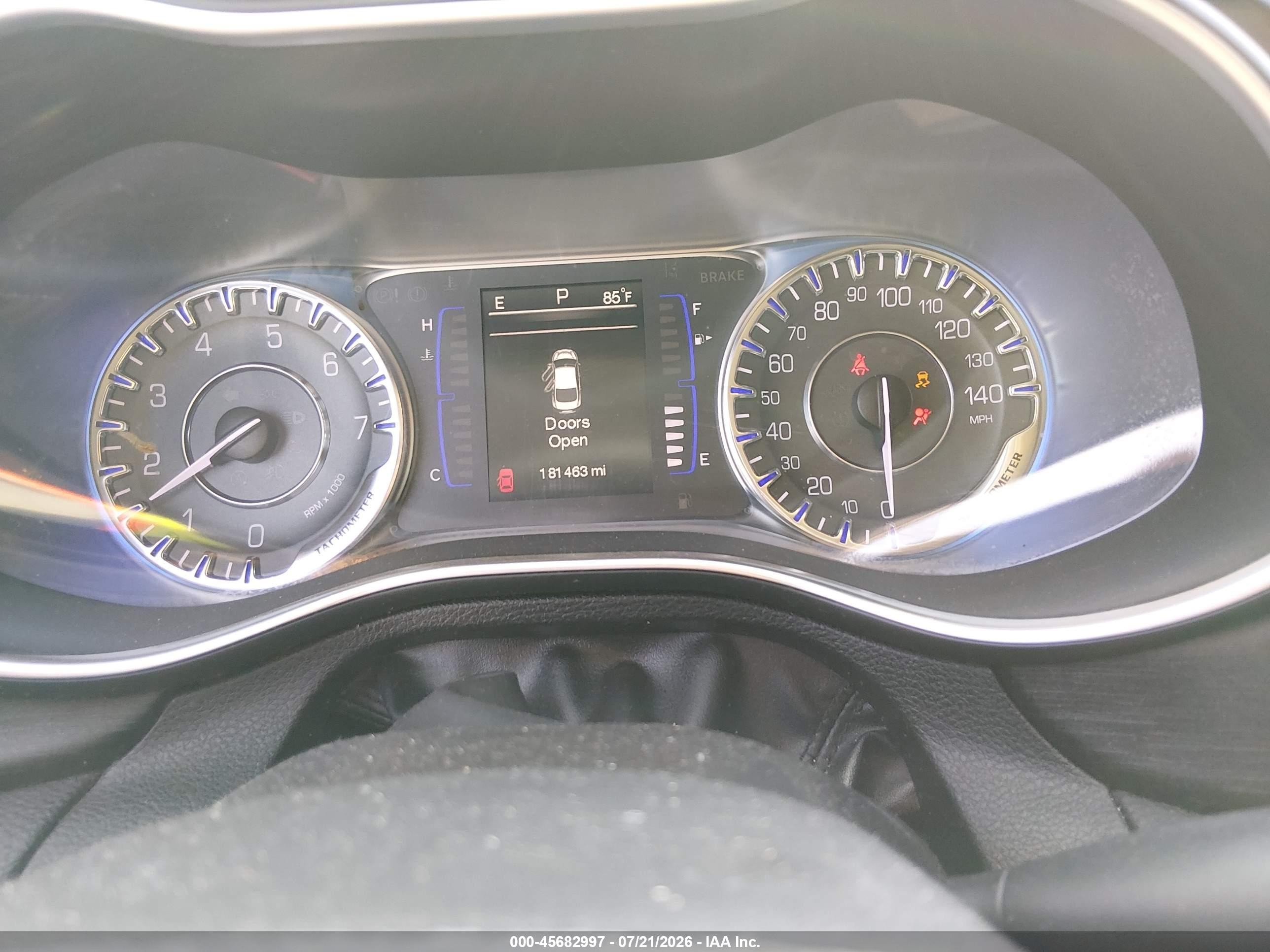 2015 Chrysler 200 Limited Gray vin: 1C3CCCAB8FN666917