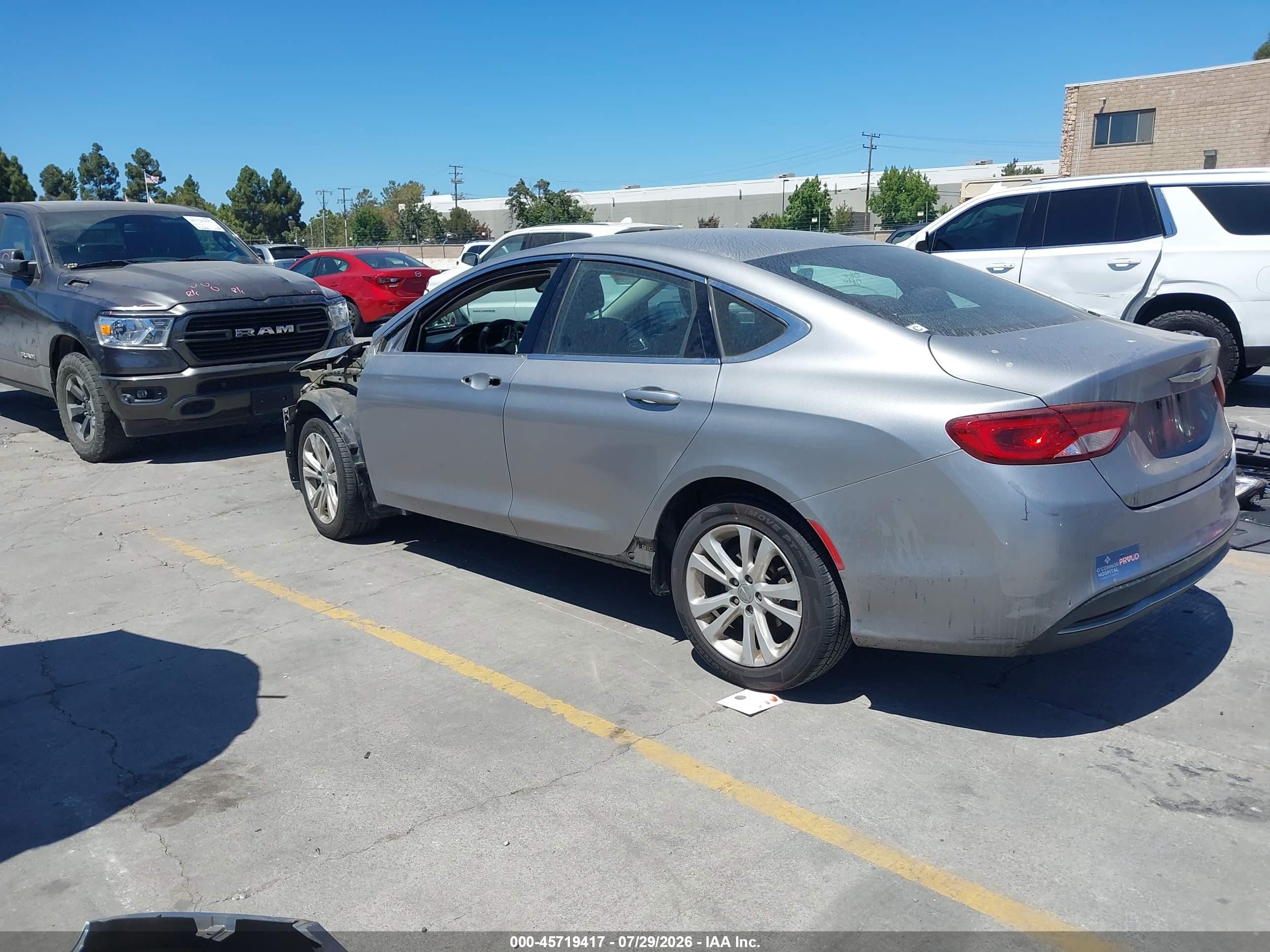 2015 Chrysler 200 Limited Серый vin: 1C3CCCAB8FN702220