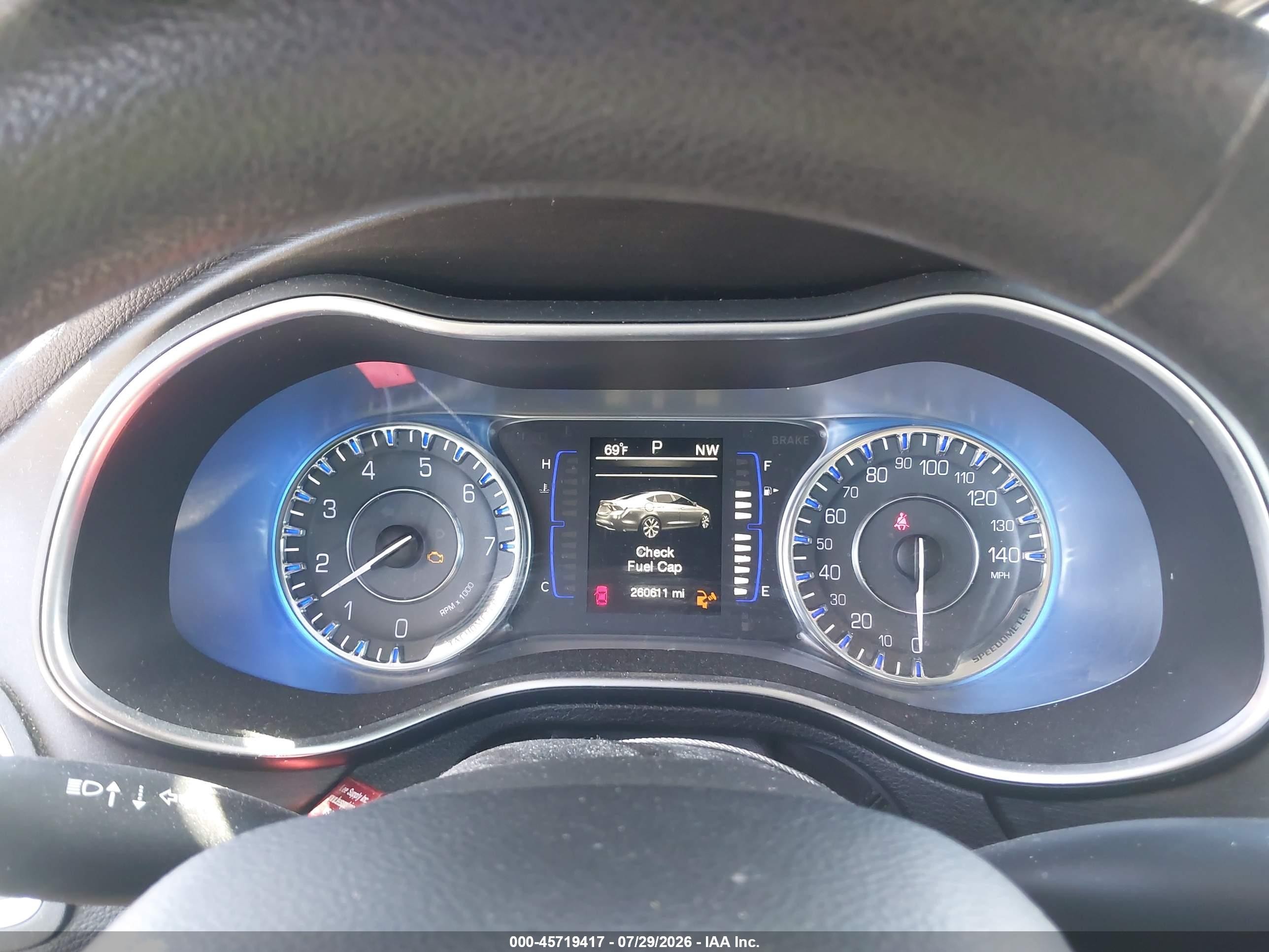 2015 Chrysler 200 Limited Серый vin: 1C3CCCAB8FN702220