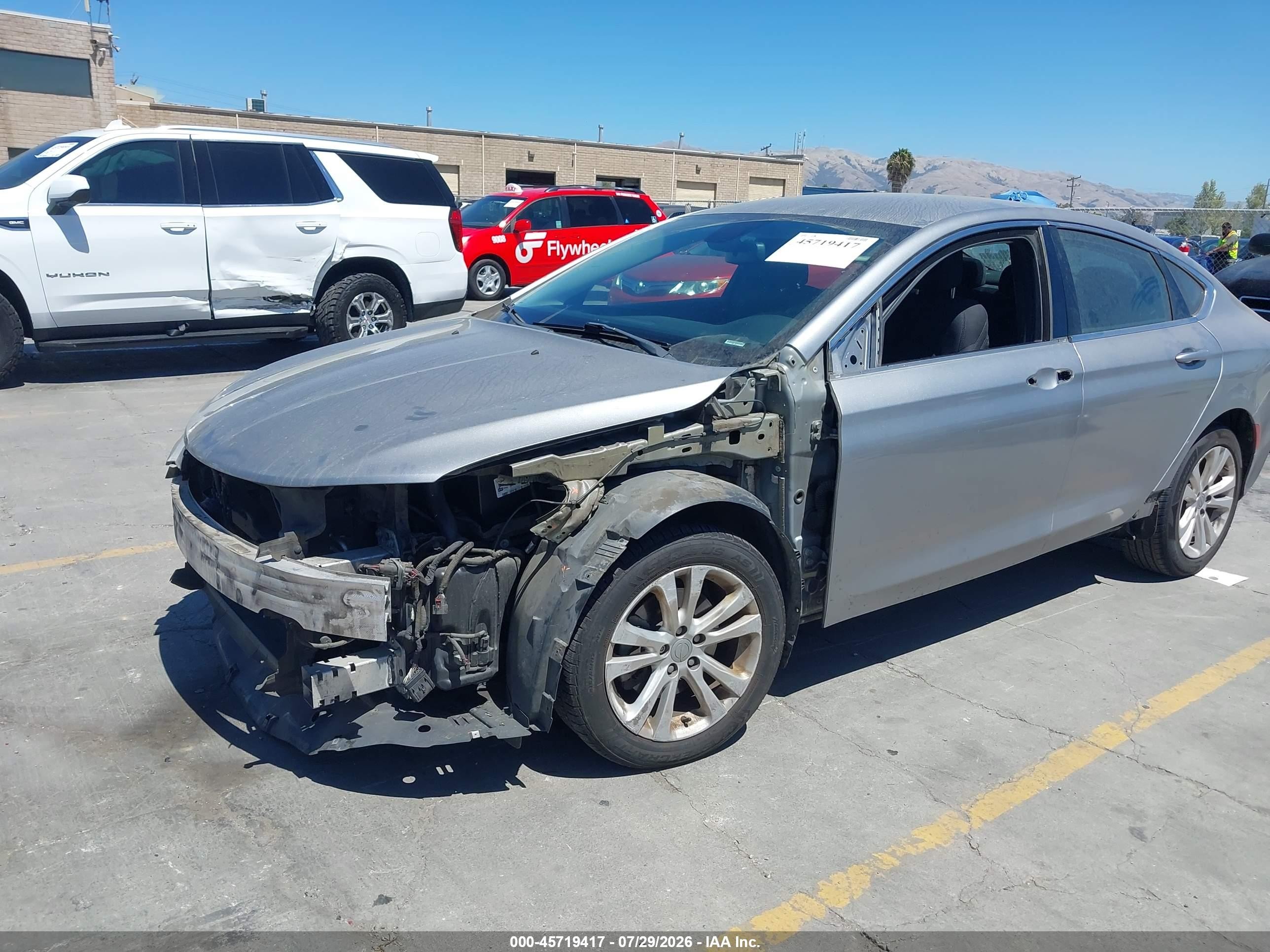 2015 Chrysler 200 Limited Серый vin: 1C3CCCAB8FN702220