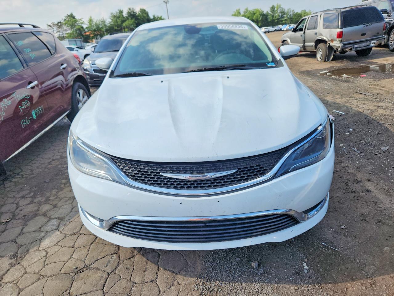 2015 Chrysler 200 Limited White vin: 1C3CCCAB8FN720460