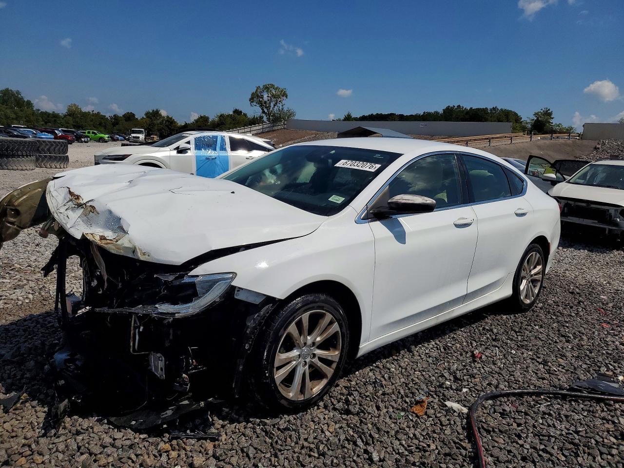 2015 Chrysler 200 Limited Белый vin: 1C3CCCAB8FN725805