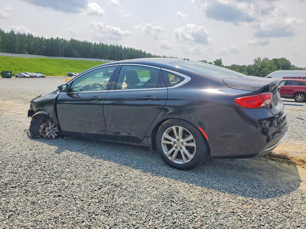 2015 Chrysler 200 Limited Черный vin: 1C3CCCAB8FN741227