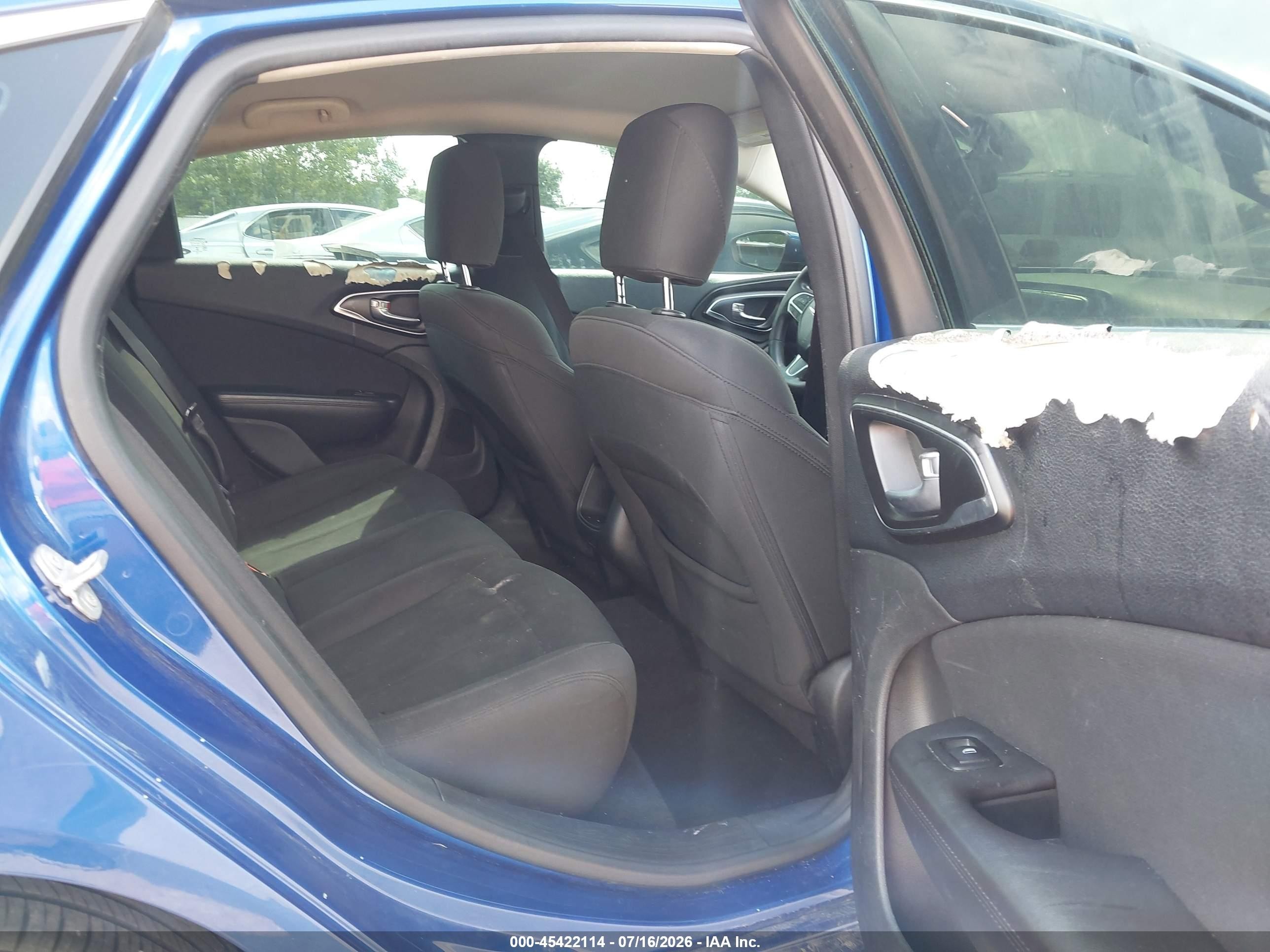 2015 Chrysler 200 Limited Blue vin: 1C3CCCAB8FN741678
