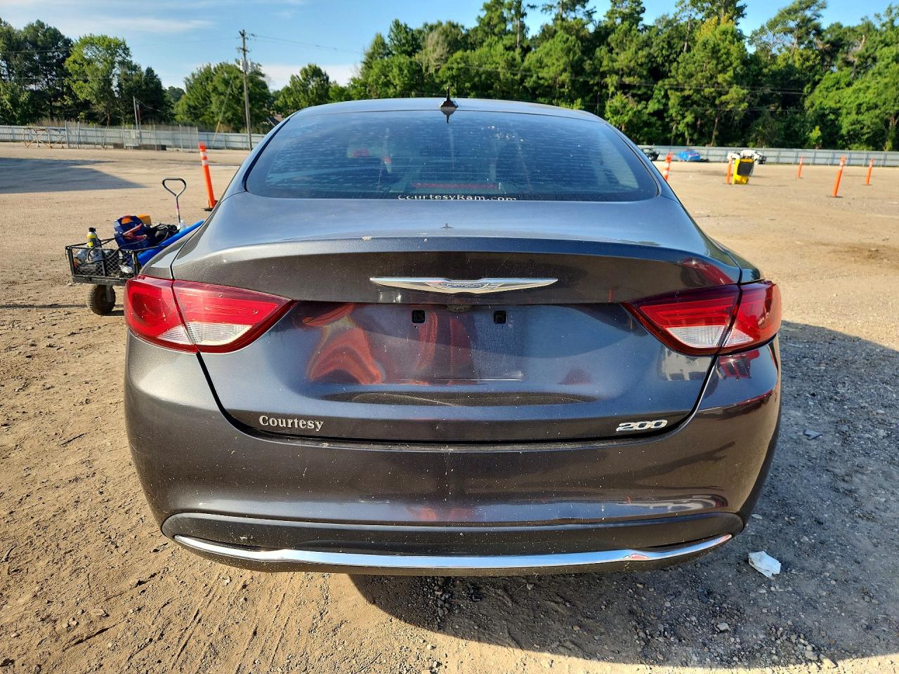 2015 Chrysler 200 Limited Charcoal vin: 1C3CCCAB8FN749439