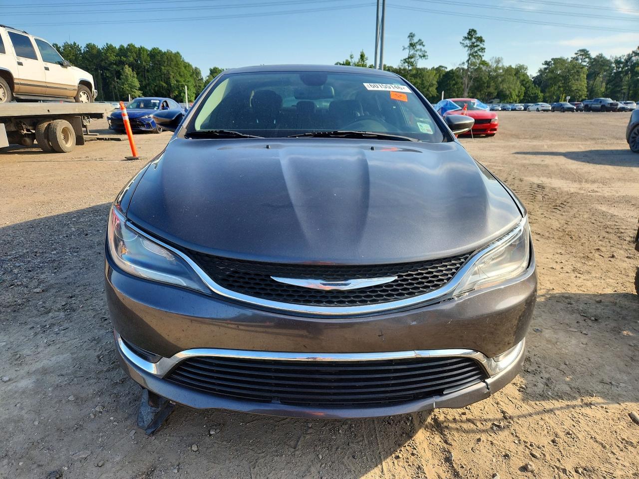 2015 Chrysler 200 Limited Charcoal vin: 1C3CCCAB8FN749439