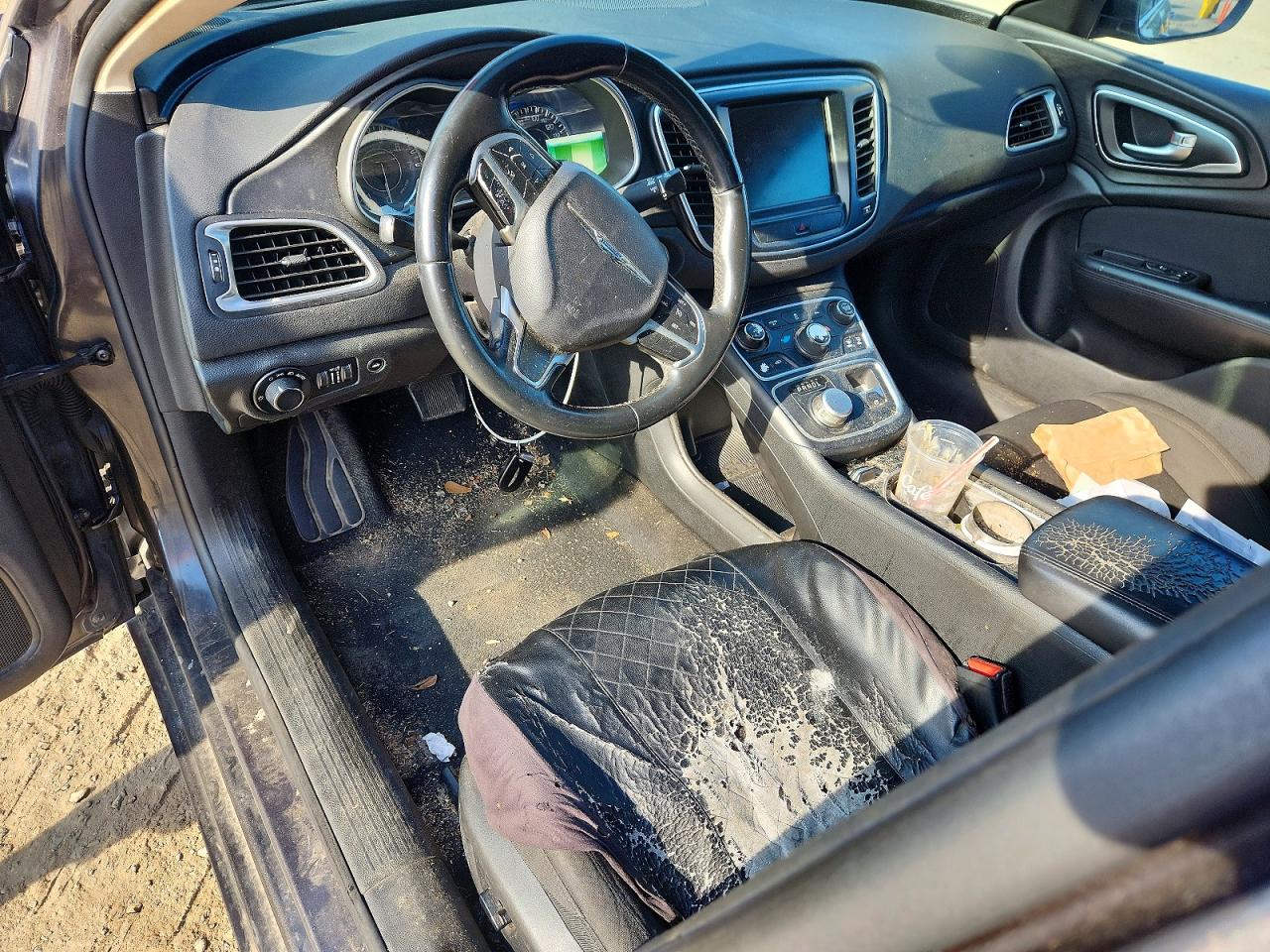 2015 Chrysler 200 Limited Charcoal vin: 1C3CCCAB8FN749439