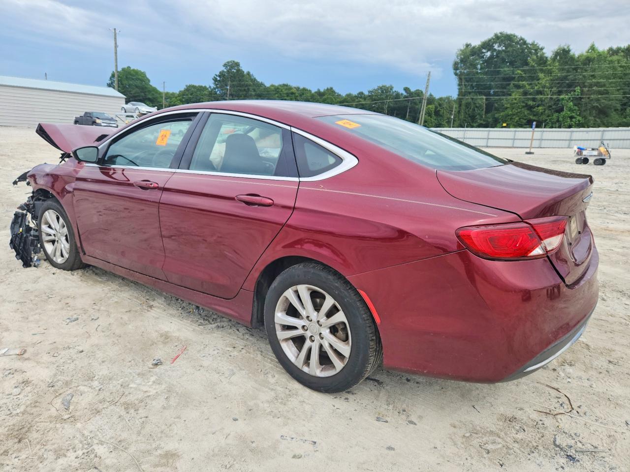2015 Chrysler 200 Limited Burgundy vin: 1C3CCCAB8FN751515