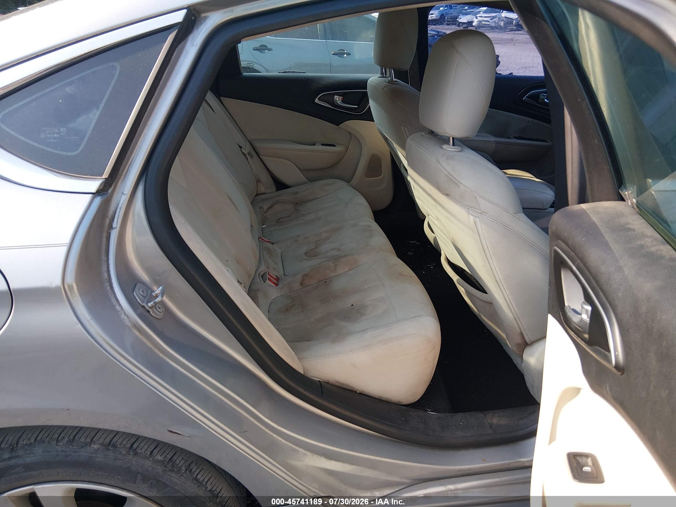 2015 Chrysler 200 Limited Gray vin: 1C3CCCAB8FN753300
