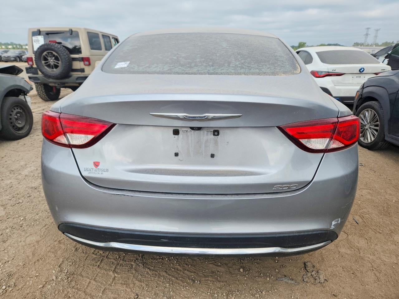 2016 Chrysler 200 Limited Gray vin: 1C3CCCAB8GN142023