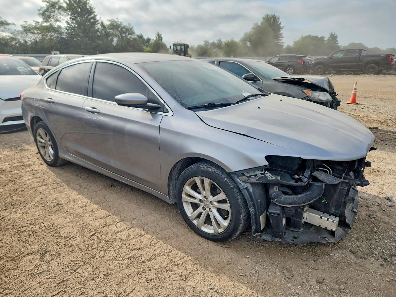 2016 Chrysler 200 Limited Gray vin: 1C3CCCAB8GN142023