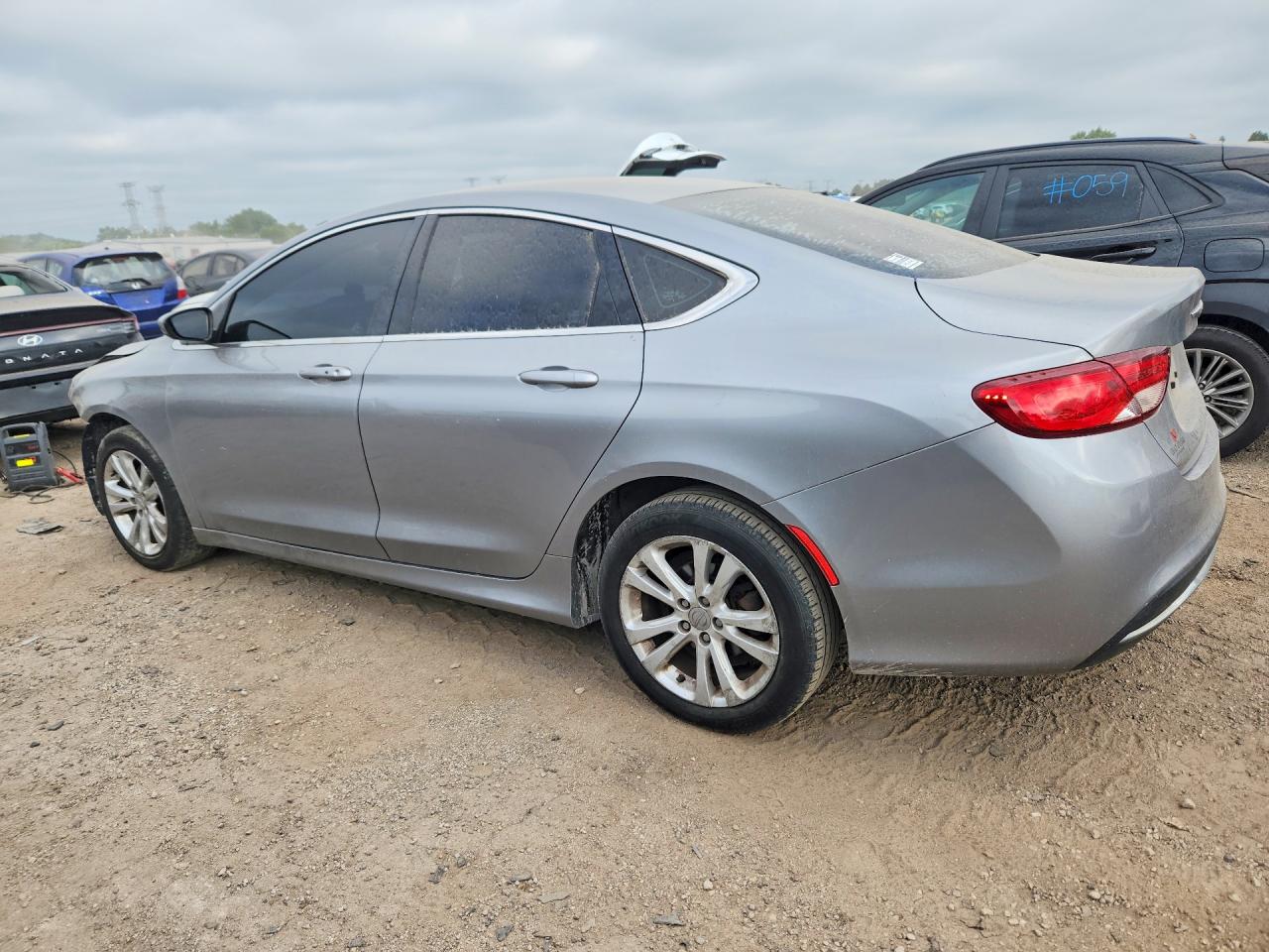 2016 Chrysler 200 Limited Gray vin: 1C3CCCAB8GN142023