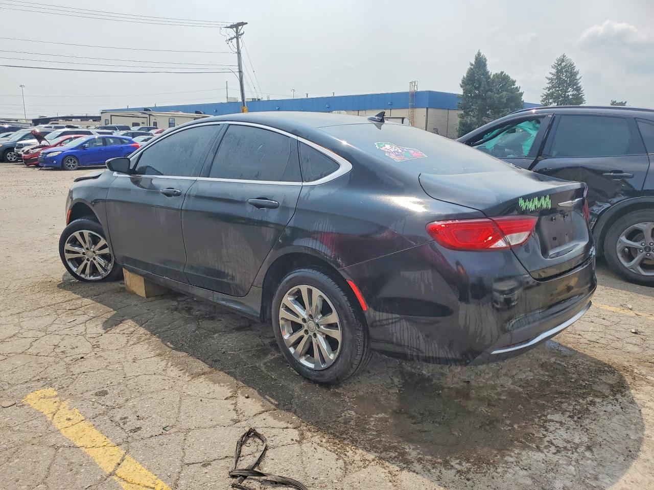 2017 Chrysler 200 Limited Black vin: 1C3CCCAB8HN507186