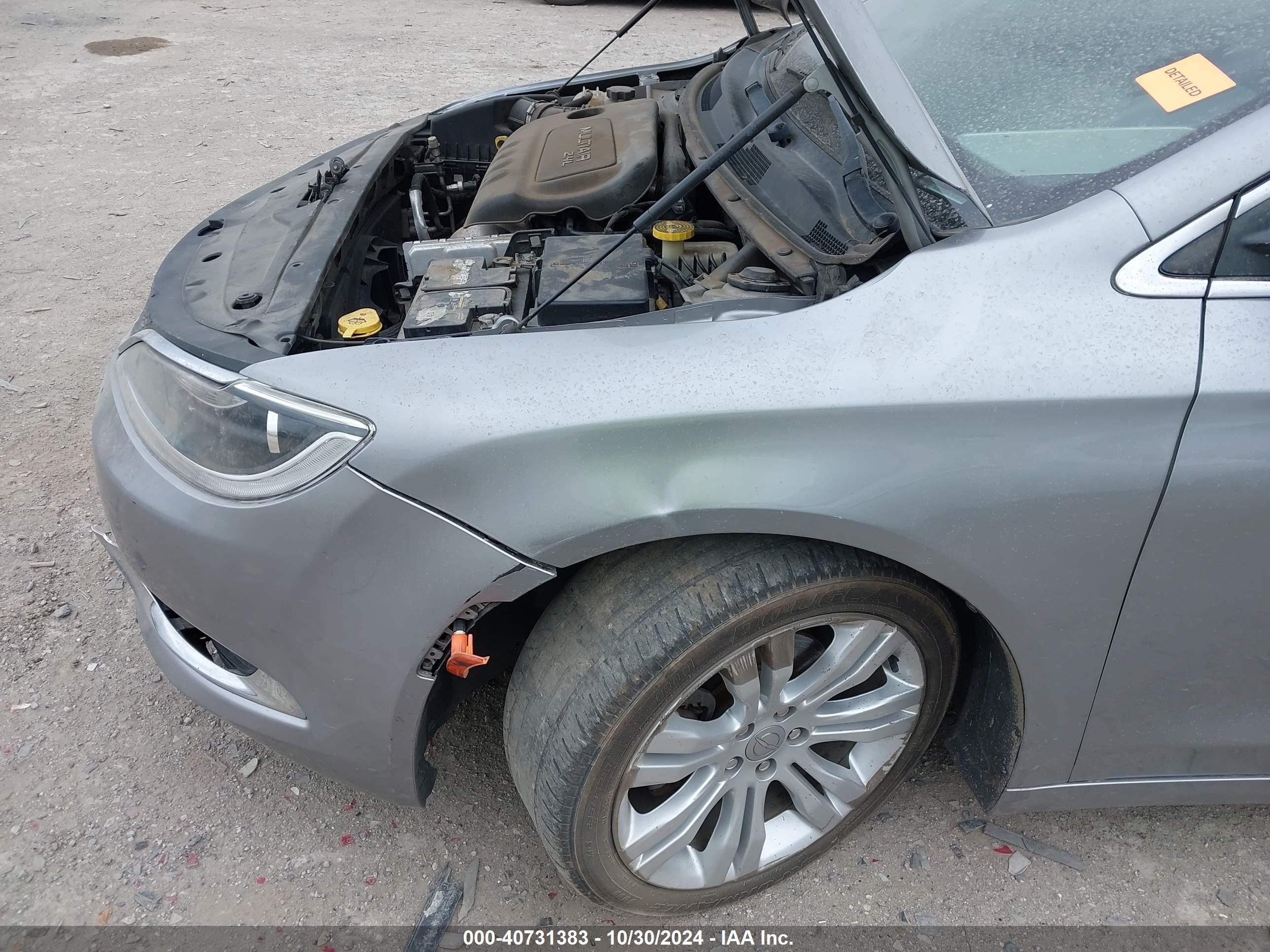 2015 Chrysler 200 Limited Серый vin: 1C3CCCAB9FN543448