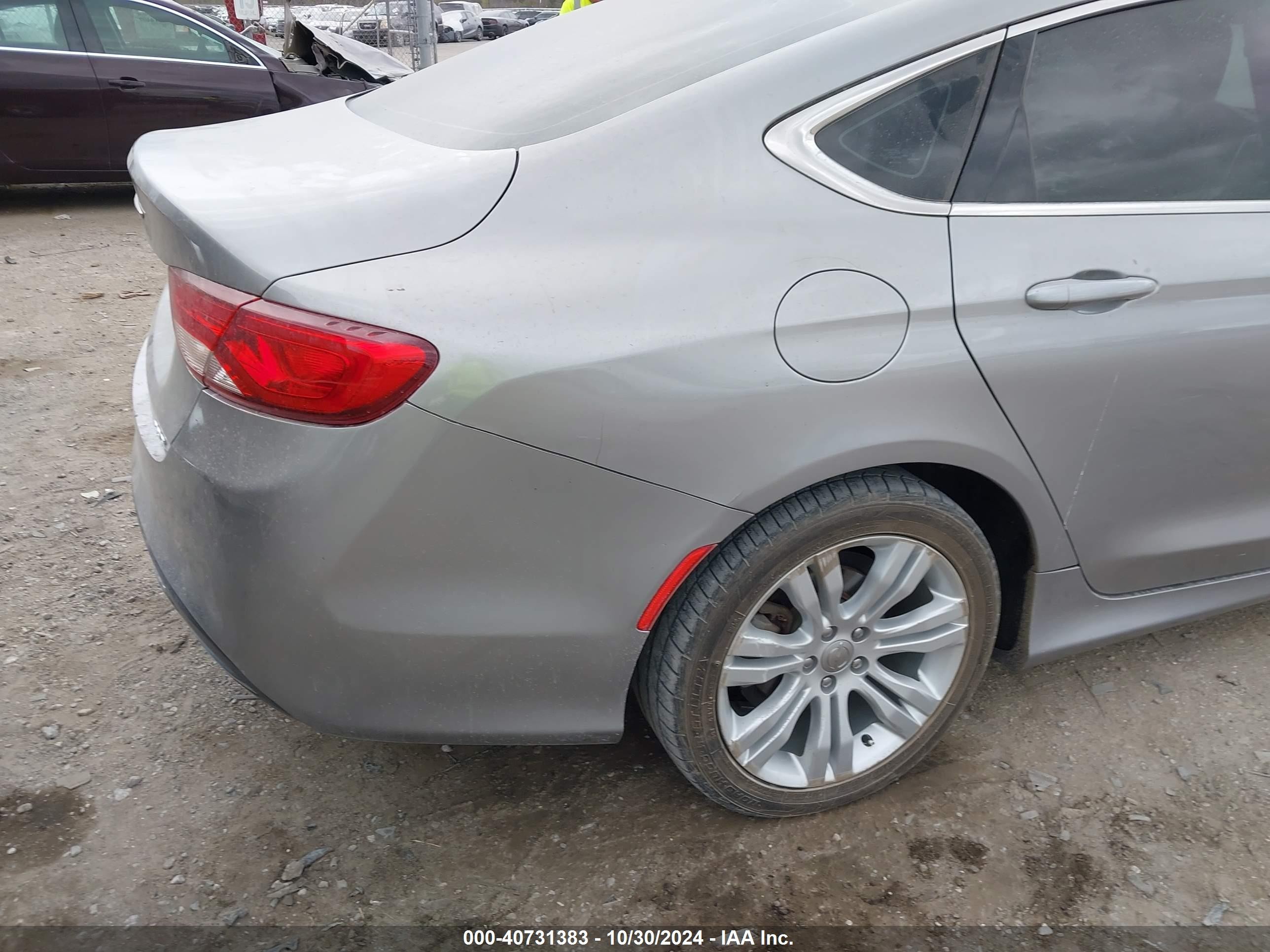 2015 Chrysler 200 Limited Серый vin: 1C3CCCAB9FN543448