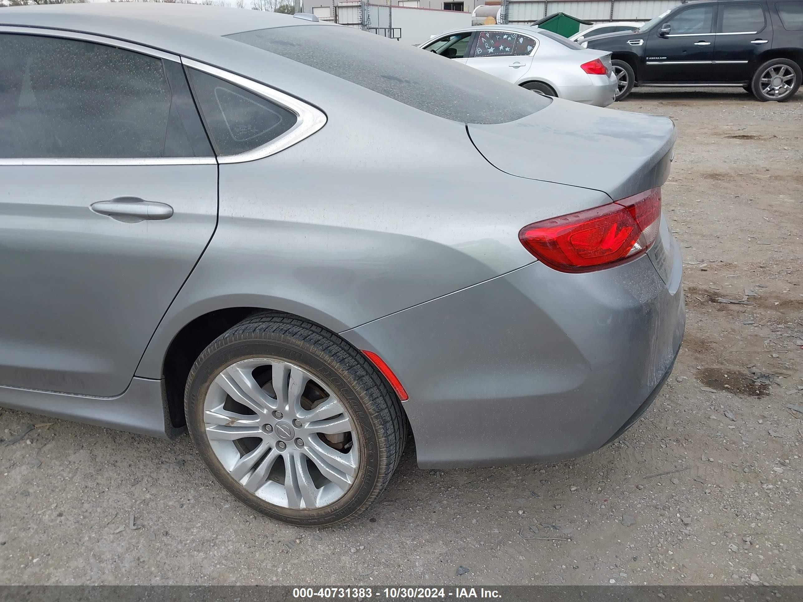 2015 Chrysler 200 Limited Серый vin: 1C3CCCAB9FN543448