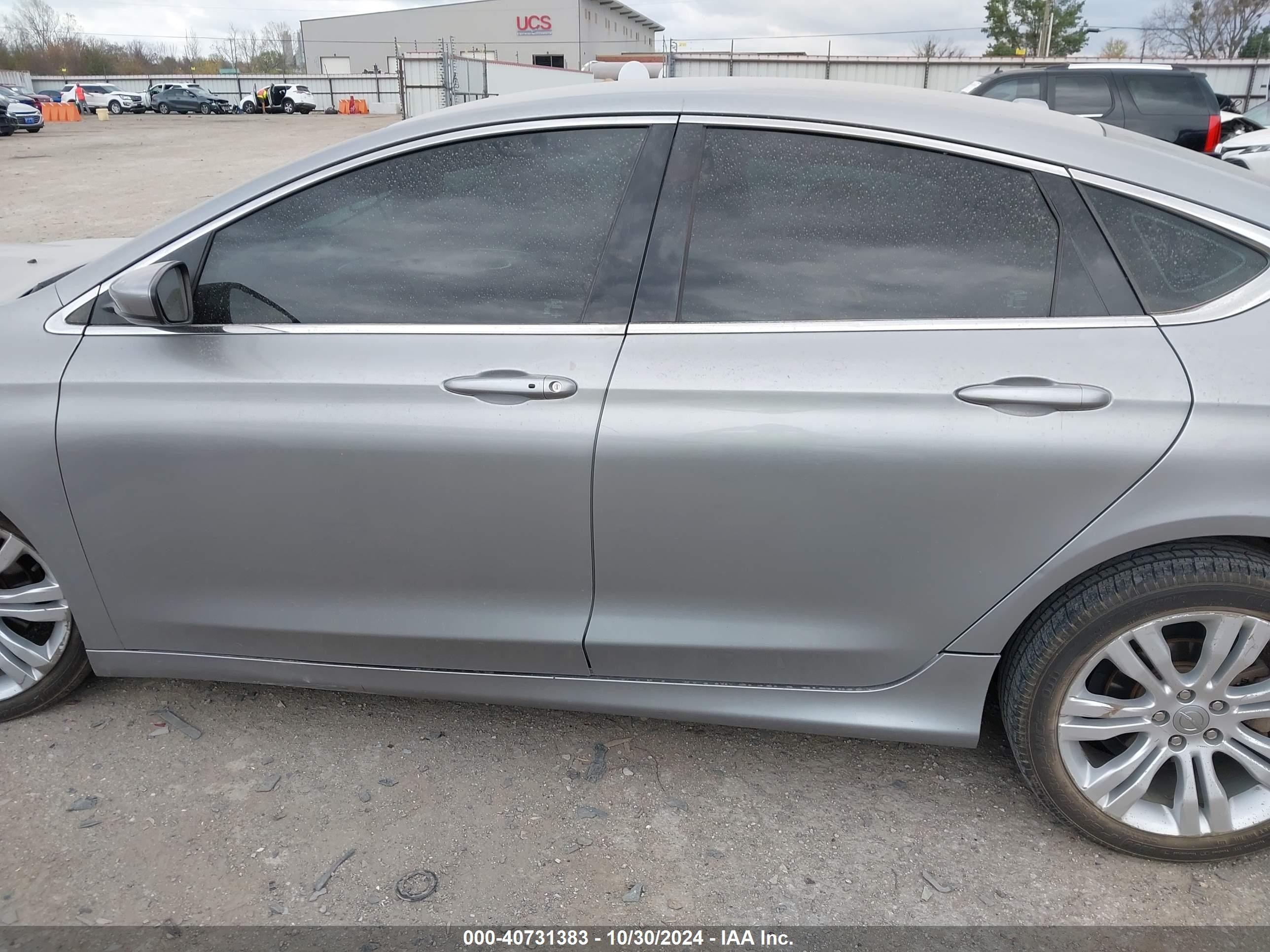 2015 Chrysler 200 Limited Серый vin: 1C3CCCAB9FN543448