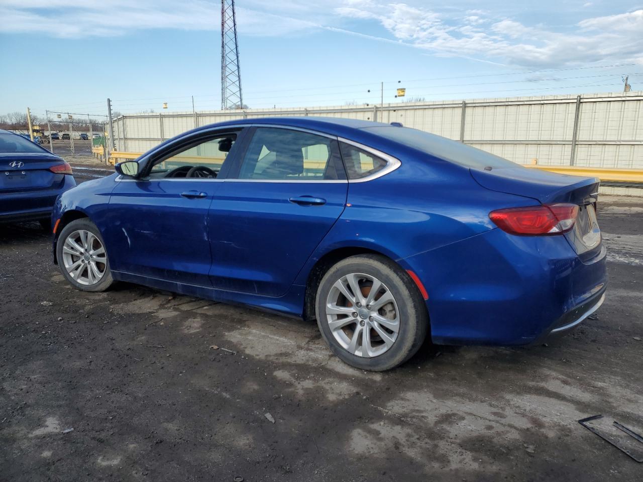 2015 Chrysler 200 Limited Blue vin: 1C3CCCAB9FN555292