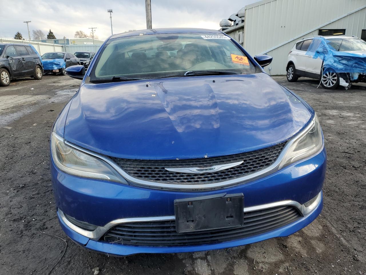 2015 Chrysler 200 Limited Blue vin: 1C3CCCAB9FN555292