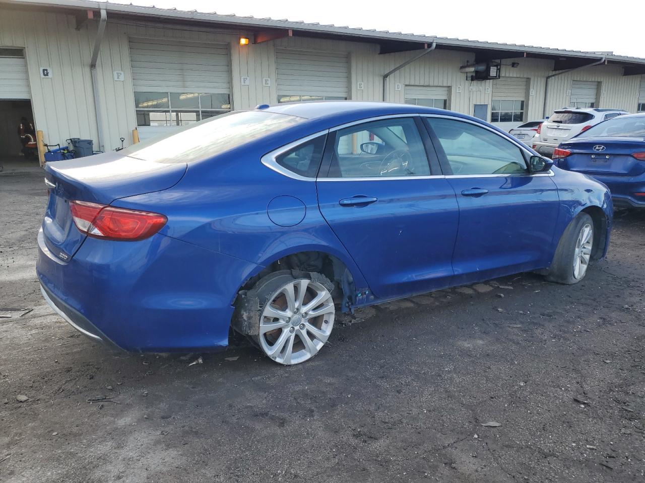 2015 Chrysler 200 Limited Blue vin: 1C3CCCAB9FN555292