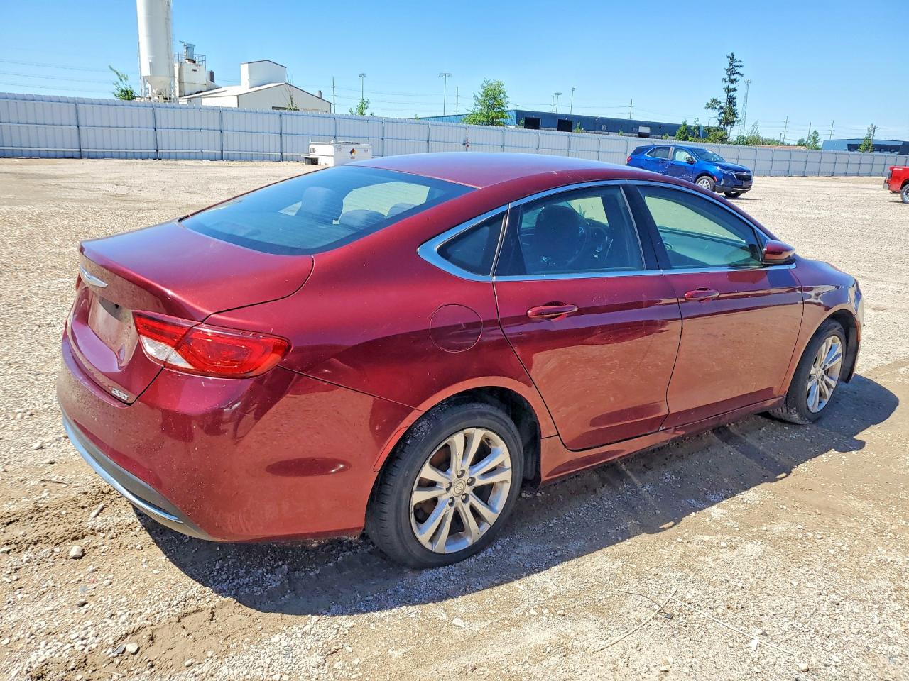 2015 Chrysler 200 Limited Burgundy vin: 1C3CCCAB9FN574439