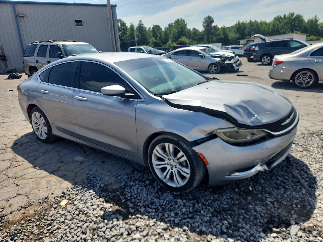2015 Chrysler 200 Limited Серебряный vin: 1C3CCCAB9FN622599