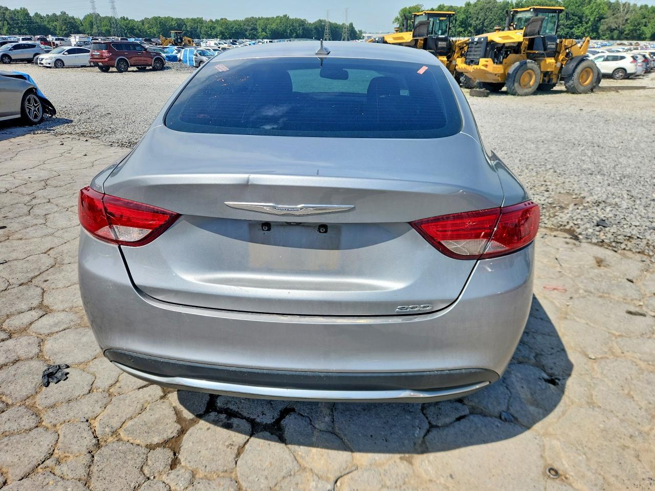 2015 Chrysler 200 Limited Серебряный vin: 1C3CCCAB9FN622599
