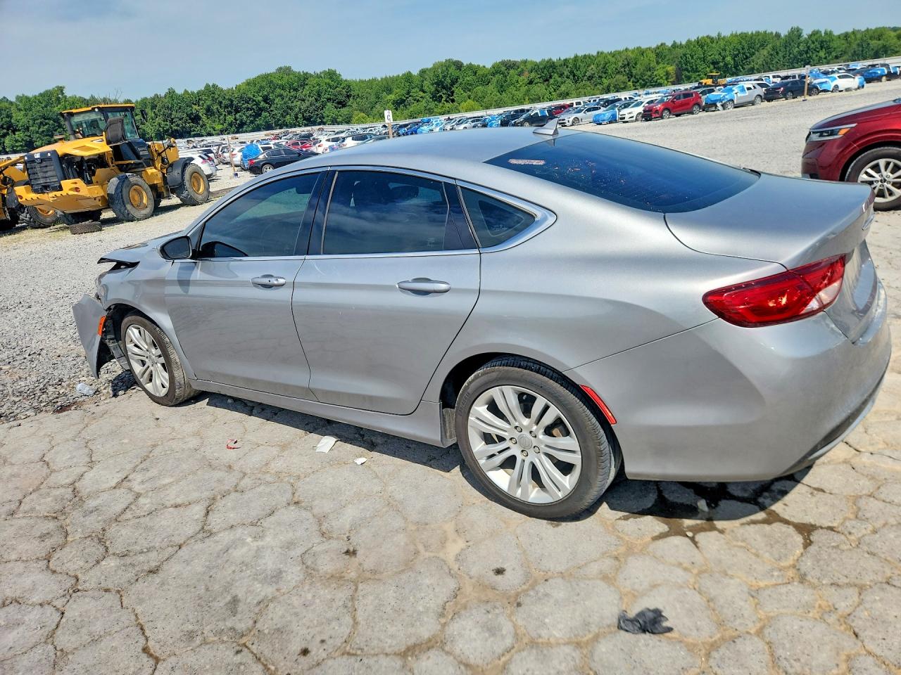 2015 Chrysler 200 Limited Серебряный vin: 1C3CCCAB9FN622599