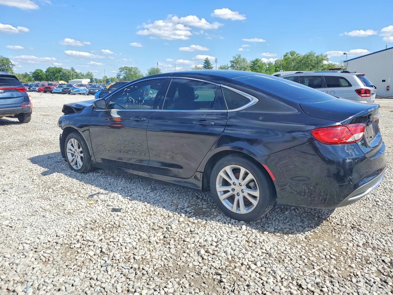 2015 Chrysler 200 Limited Black vin: 1C3CCCAB9FN626135