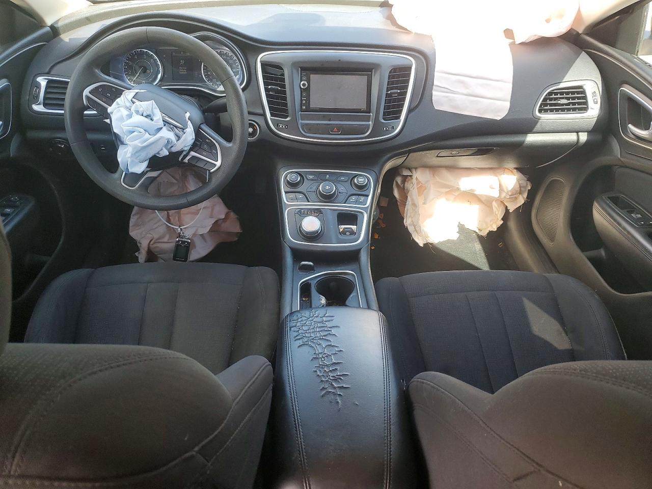 2015 Chrysler 200 Limited Black vin: 1C3CCCAB9FN626135