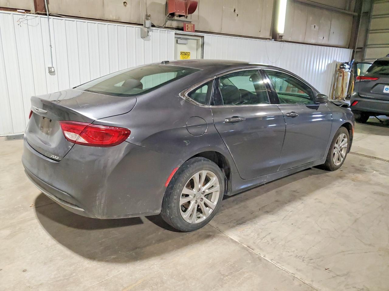 2015 Chrysler 200 Limited Gray vin: 1C3CCCAB9FN663377