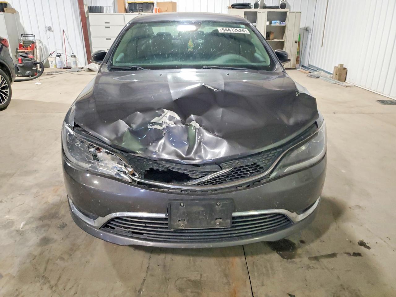 2015 Chrysler 200 Limited Gray vin: 1C3CCCAB9FN663377