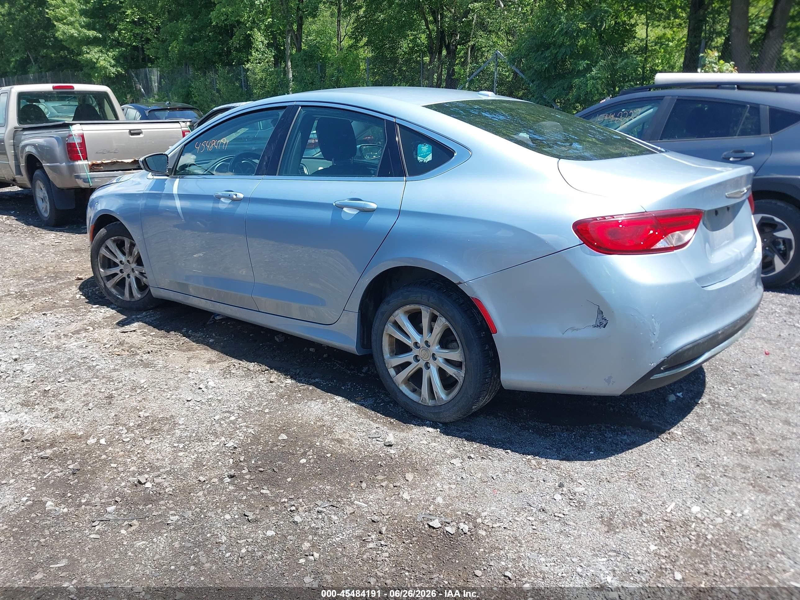2015 Chrysler 200 Limited Blue vin: 1C3CCCAB9FN681345