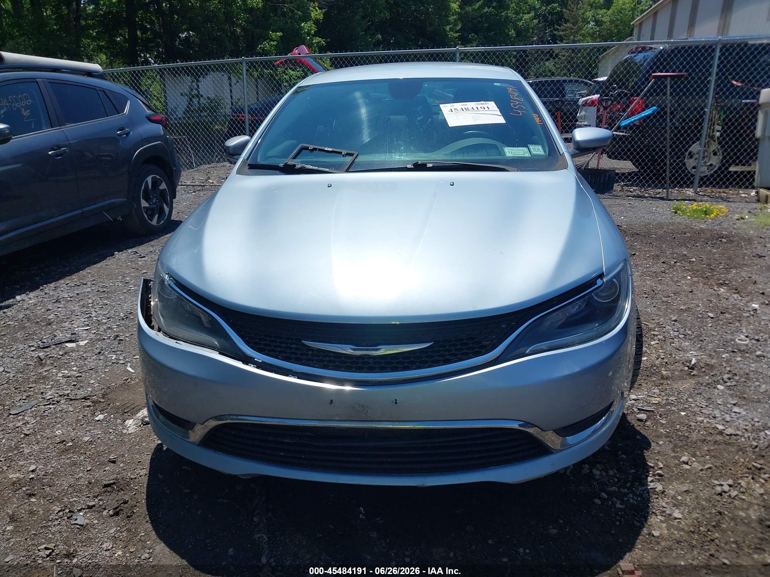 2015 Chrysler 200 Limited Blue vin: 1C3CCCAB9FN681345