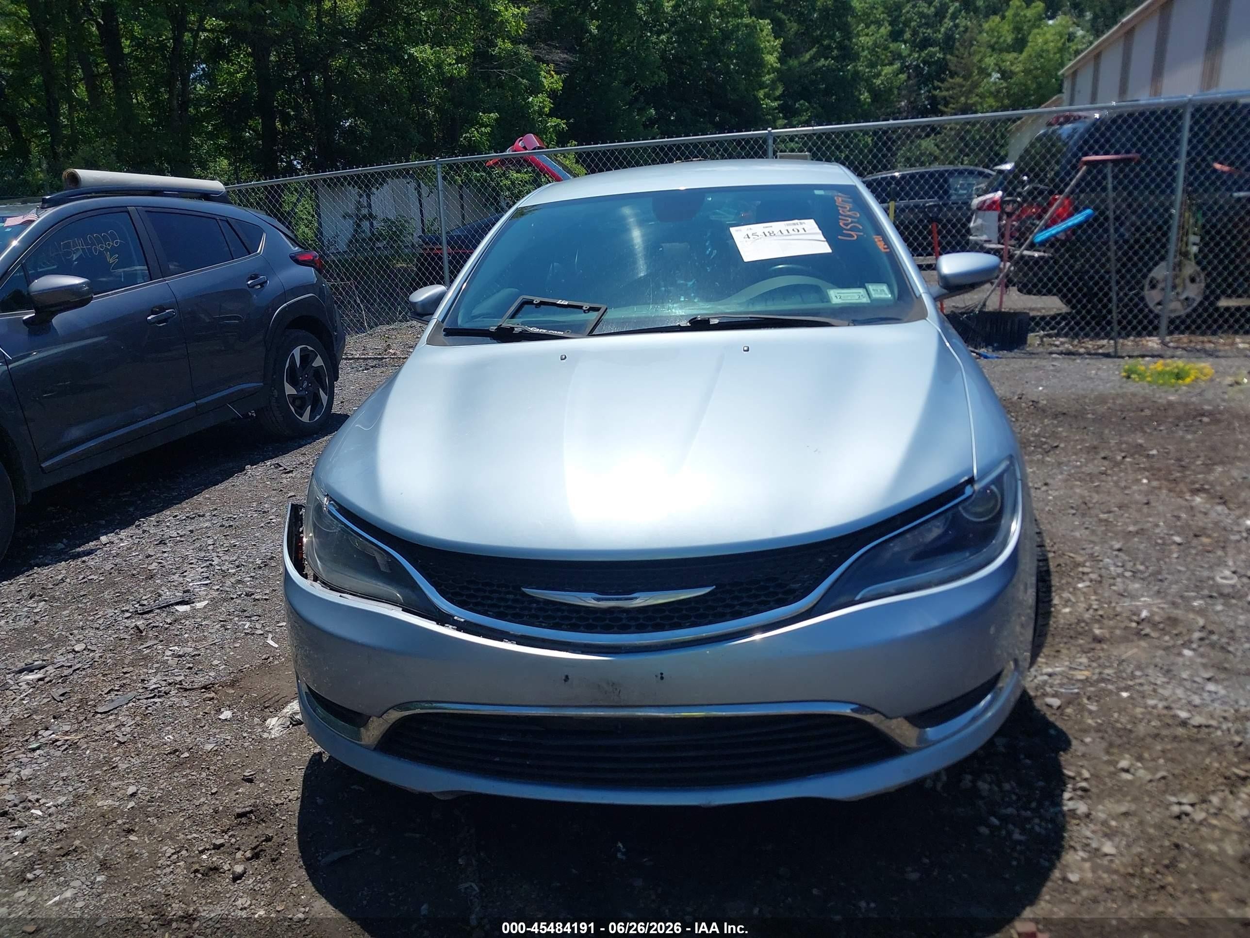 2015 Chrysler 200 Limited Blue vin: 1C3CCCAB9FN681345
