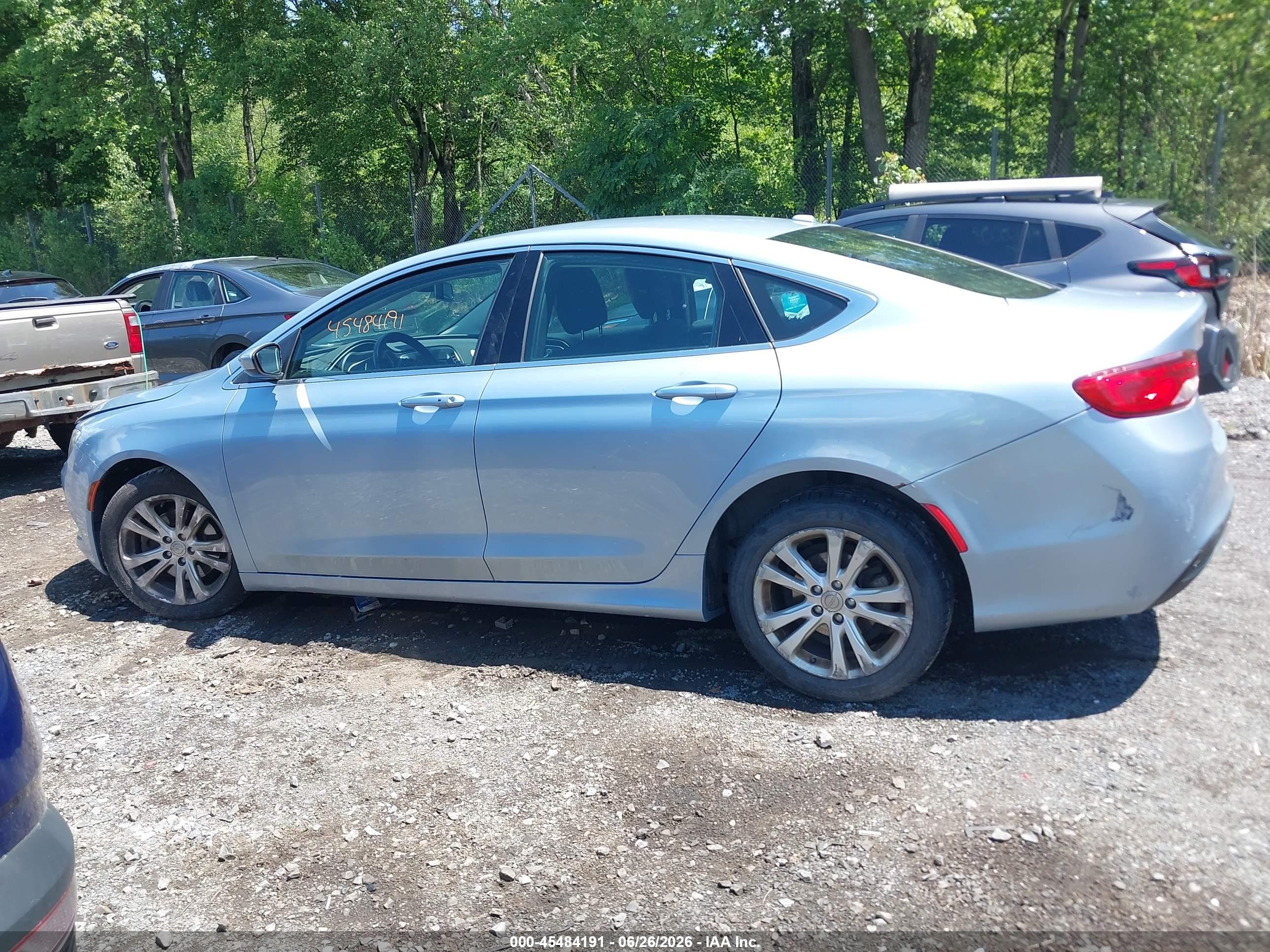 2015 Chrysler 200 Limited Blue vin: 1C3CCCAB9FN681345
