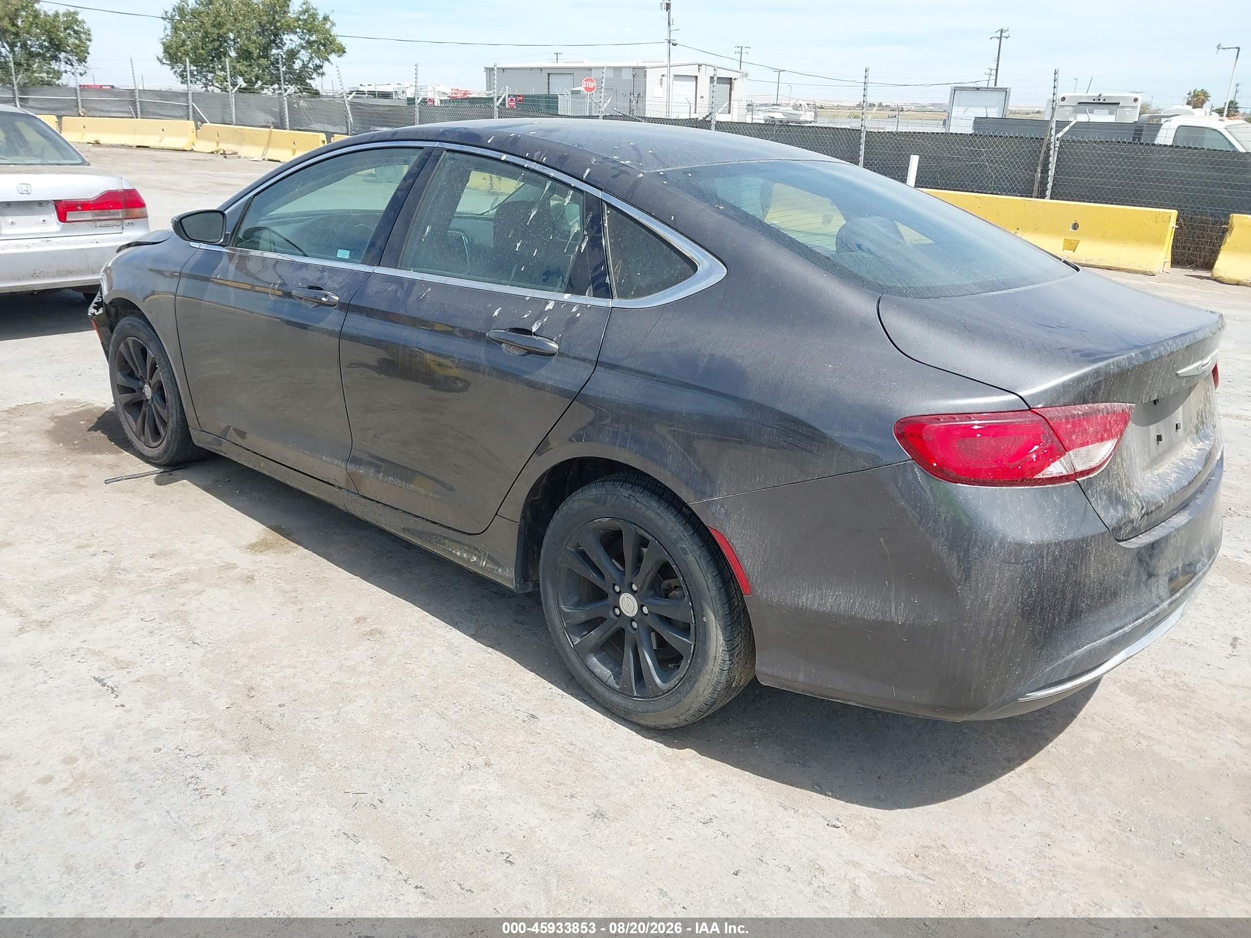 2015 Chrysler 200 Limited Серый vin: 1C3CCCAB9FN683905